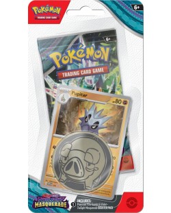 Pokemon TCG: Scarlet & Violet 6 Twilight Masquerade Checklane Blister - Pupitar