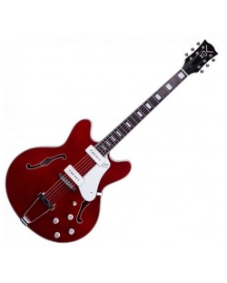 Poluakustična gitara VOX - BC V90, Cherry Red