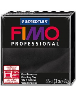 Polimerna glina Staedtler Fimo Professional - Crna, 85g,