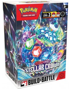 Pokemon TCG: Scarlet & Violet 7 Stellar Crown Build and Battle Box