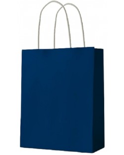 Poklon vrećica S. Cool - kraft, plava, L
