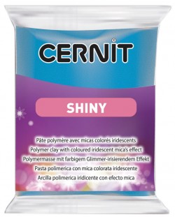 Polimerna glina Cernit Shiny - Plava, 56 g