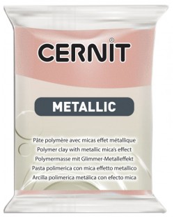 Polimerna glina Cernit Metallic - Ružičasta, 56 g