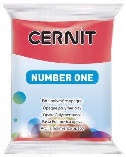 Polimerna glina Cernit №1 - Karmin, 56 g