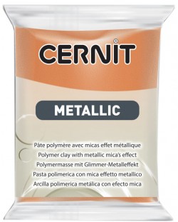 Polimerna glina Cernit Metallic - Hrđa, 56 g