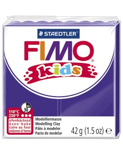 Polimerna glina Staedtler Fimo Kids - Ljubičasta