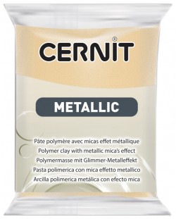 Polimerna glina Cernit Metallic - Šampanjac, 56 g