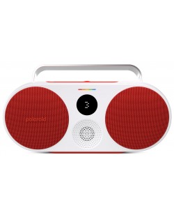 Prijenosni zvučnik Polaroid - P3, crveno/bijeli