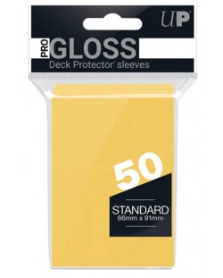 Štitnici za karte Ultra Pro - PRO-Gloss Standard Size, Yellow (50 kom.)