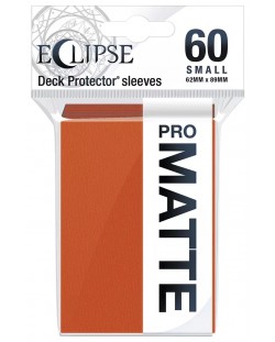 Štitnici za karte Ultra Pro - Eclipse Matte Small Size, Pumpkin Orange (60 kom.)