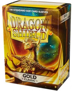 Štitnici za kartice Dragon Shield Classic Sleeves - Gold (100 komada)