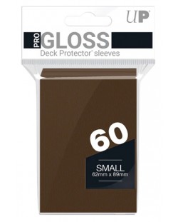 Štitnici za karte Ultra Pro - PRO-Gloss Small Size, Brown (60 kom.)