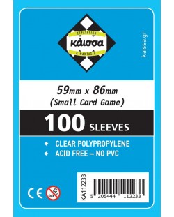 Štitnici za kartice Kaissa Sleeves 59 x 86 mm (Small Card Game) - 100 kom.