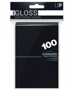 Štitnici za karte Ultra Pro - PRO-Gloss Standard Size, Black (100 kom.)