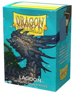 Štitnici za kartice Dragon Shield Dual Sleeves - Matte Lagoon (100 komada)