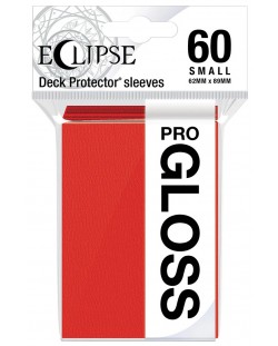 Štitnici za karte Ultra Pro - Eclipse Gloss Small Size, Apple Red (60 kom.)