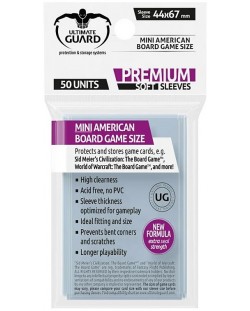 Štitnici za kartice Ultimate Guard Premium Sleeves Mini American (50 kom.)