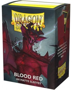 Štitnici za kartice Dragon Shield Sleeves - Matte Blood Red (100 komada)