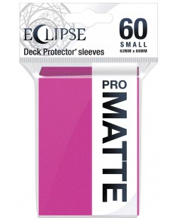 Štitnici za karte Ultra Pro - Eclipse Matte Small Size, Hot Pink (60 kom.)