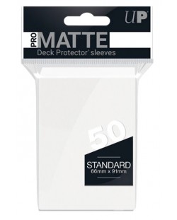 Štitnici za karte Ultra Pro - PRO-Matte Standard Size, White (50 kom.)