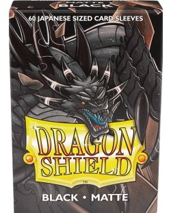 Štitnici za kartice Dragon Shield Sleeves - Small Matte Black (60 kom.)