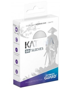 Štitnici Ultimate Guard Katana Sleeves - Japanese Size, bijeli (60 kom.)