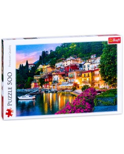 Puzzle Trefl od 500 dijelova - Jezero Komo, Italija