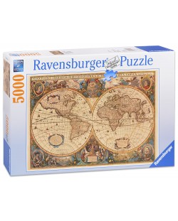 Slagalica Ravensburger od 5000 dijelova - Karta starog svijeta