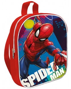 Ruksak za vrtić Kids Licensing - Spider-Man, 1 pretinac, crveni