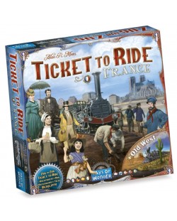 Proširenje za društvenu igaru Ticket to Ride - France & Old West