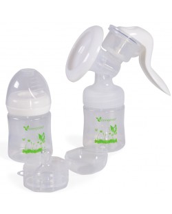 Ručna pumpa za majčino mlijeko Cangaroo - Delicatе, bijela