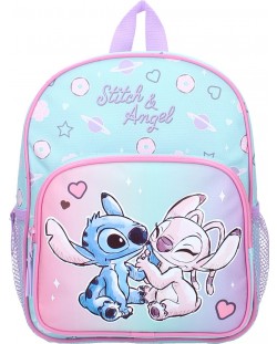 Ruksak za vrtić Vadobag Stitch - Hello Cutie, s bočnim džepovima