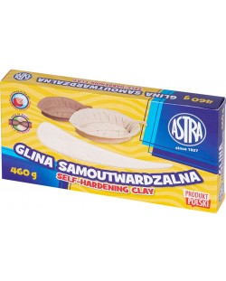 Samostvrdnjavajuća glina Astra - Bijela, 460 g