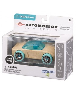 Montažni drveni auto Play Monster Automoblox - Mini C11 Nebulous