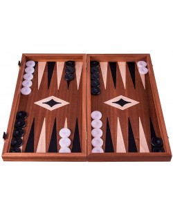 Set šah i  Backgammon Manopoulos - Mahagonij