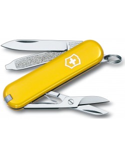 Švicarski džepni nož Victorinox - Classic SD, 7 funkcija, žuti