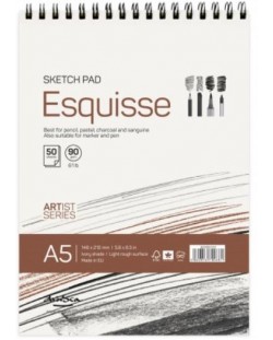 Blok za crtanje Drasca - Esquisse sketch pad, 90g, 50 listova, А5