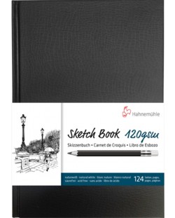 Blok za crtanje Hahnemuhle Sketch Book - A4, kozni povez, 64 lista