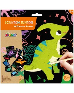 Scratch crteži Avenir - Dinosauri, 8 komada