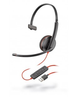 Slušalice s mikrofonom Plantronics - Blackwire C3210 - C3210, crne