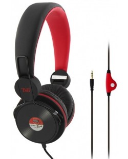 Slušalice s mikrofonom TNB - Be color, On-ear, crno/crvene