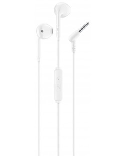 Slušalice s mikrofonom Cellularline - Altec Lansing 3.5 mm, bijele