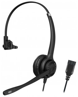 Slušalice s mikrofonom Axtel - ELITE HDvoice mono NC, crne
