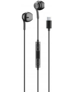 Slušalice s mikrofonom Cellularline - Altec Lansing USB-C, crne