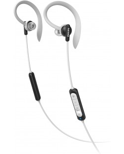 Sportske slušalice s mikrofonom Philips - TAA4205BK, crno/sive