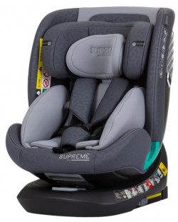 Autosjedalica Chipolino - Supreme, 360°, IsoFix, i-Size, 40-150 cm, granit