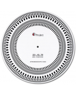 Strobe disk Pro-Ject - Strobe It, crno/bijeli