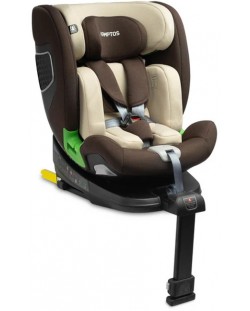 Autosjedalica Caretero - Kamptos, IsoFix, i-Size, 40-150 cm, Beige