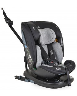 Autosjedalica Cangaroo - Gravity, 360°, i-Size, с IsoFix , 40-150 cm, siva