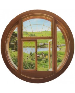 Zidna naljepnica Weta Movies: The Hobbit - Hobbit Window, 70 cm